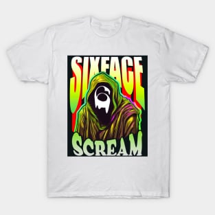 Scream VI (Scream 6) ghostface sixface horror movie graphic design T-Shirt